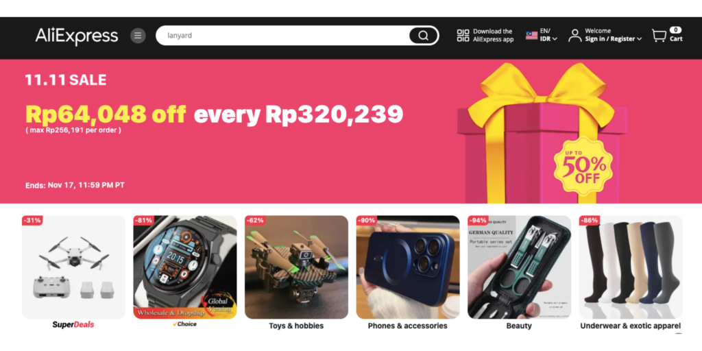 Jasa Belanja Aliexpress